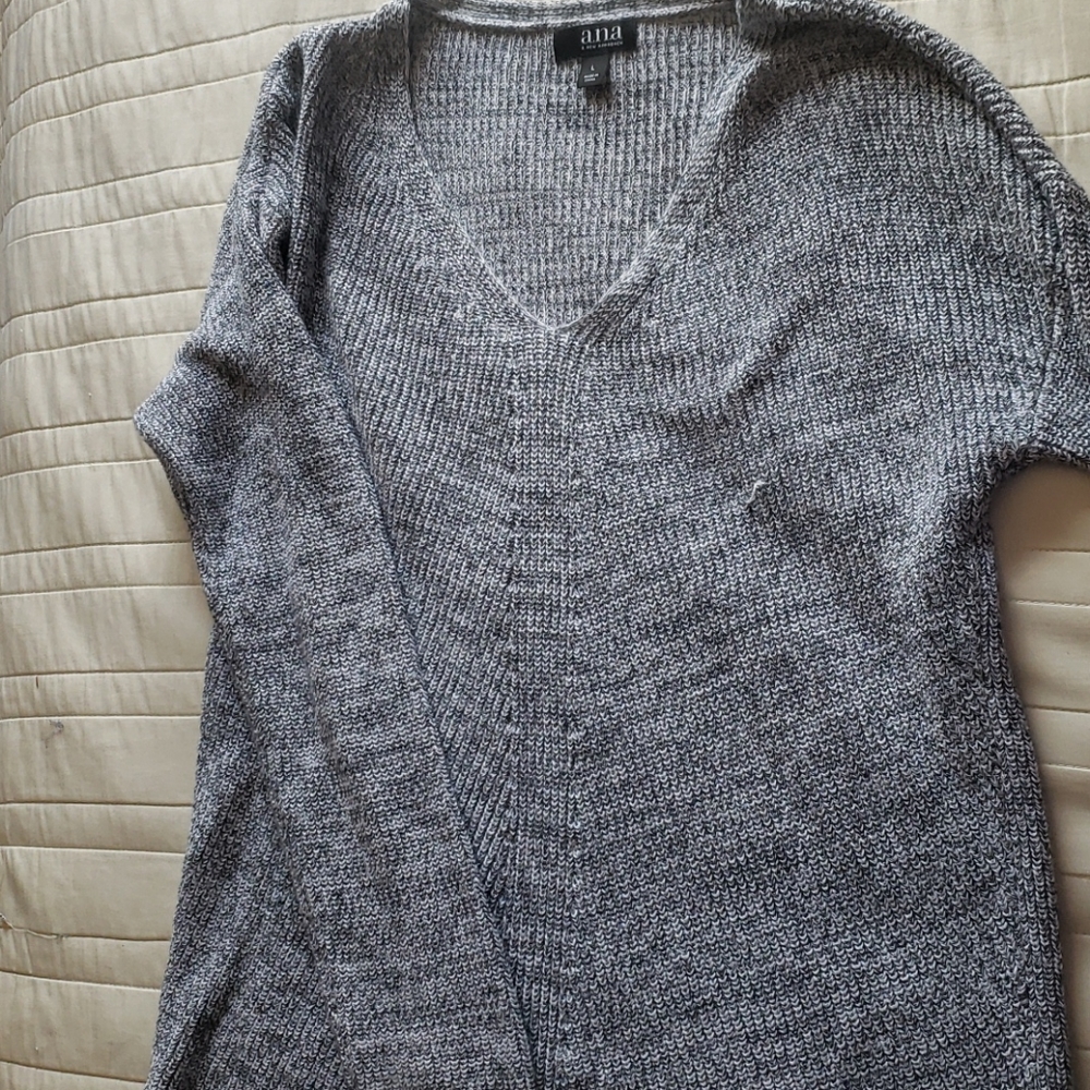Gray sweater